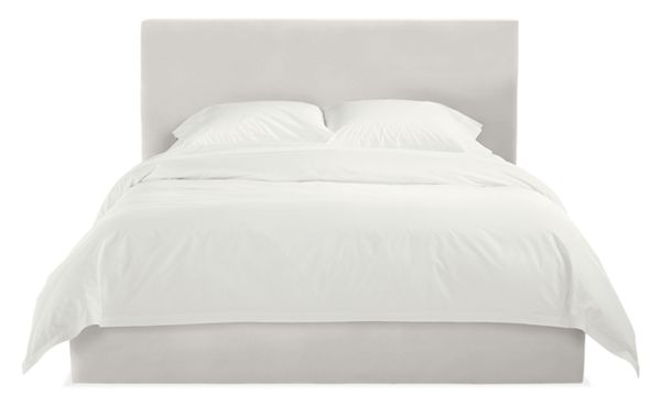 Wyatt King High Headboard Bed in View Grey for 78" Mattress