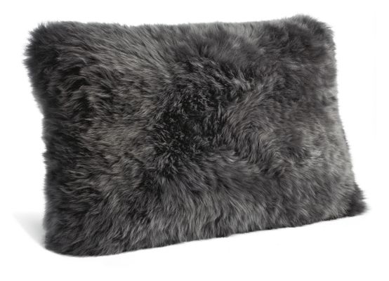 Sheepskin Steel Grey Pillows