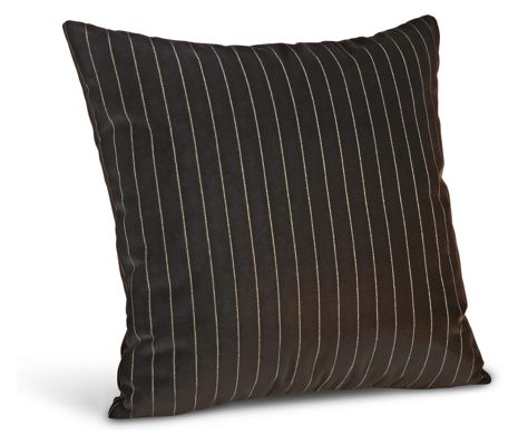 Velvet Striped Chocolate Pillow