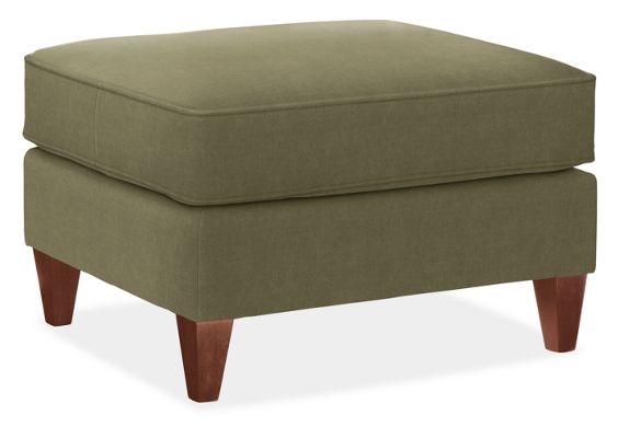 Monroe 29x23" Ottoman in Vance Lichen