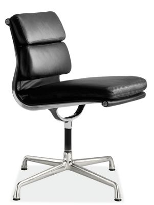 Eames� Soft Pad Group Leather Side Chair