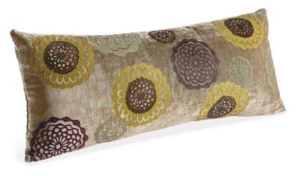 Galbraith & Paul Zinnia 30x13 Frost Pillow