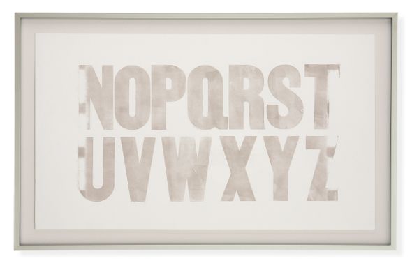 Alphabet Press-type N-Z