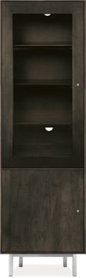 Hudson Custom 71h 22x20 Cabinet in Charcoal with Stainless Steel Knobs