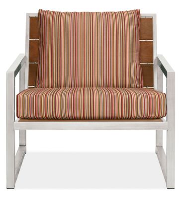 Montego 32" Lounge Chair Cushions in Outdura Sunset Spice