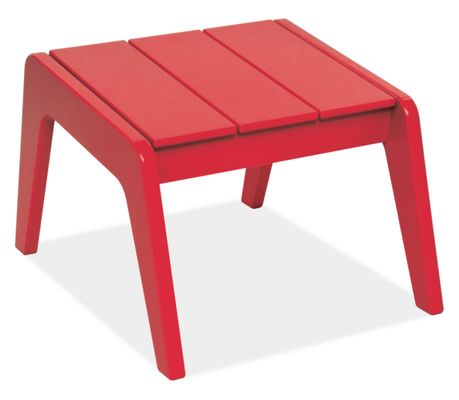 Harbor 17.5x22" Ottoman in Red