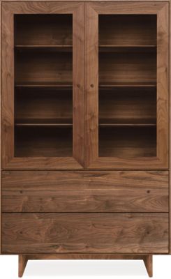 Hudson Custom 71h 44x16 Cabinet in Walnut
