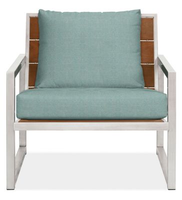 Montego 32" Lounge Chair Cushions in Sunbrella Canvas Spa