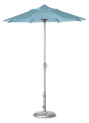 Maui 6' Umbrella in Silver & Blue