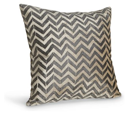 Herringbone Black Pillow