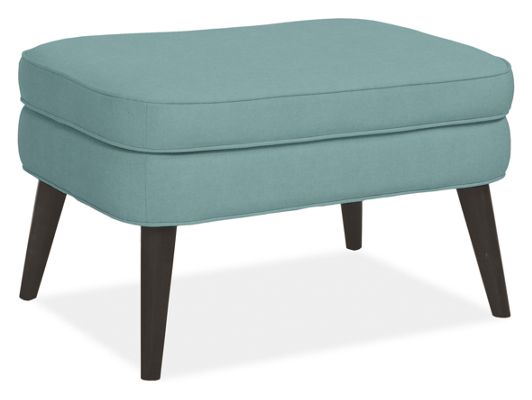 Quinn 26x20" Ottoman in Valor Jade