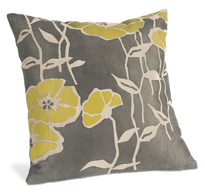 Poppy Citron Pillow