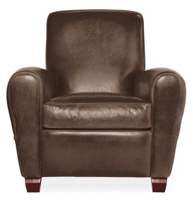 Emile Chair in Brighton Chocolate Leather