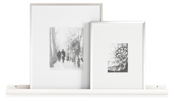 Picture Rails White Steel