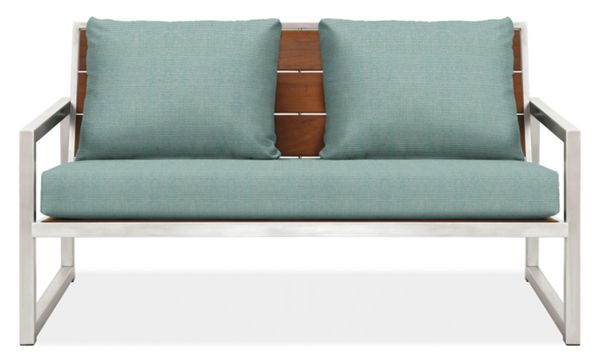 Montego 57" Sofa Cushions in Sunbrella Canvas Spa