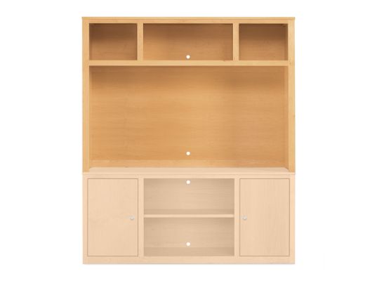 Woodwind 70w 56h Media Hutch in Maple
