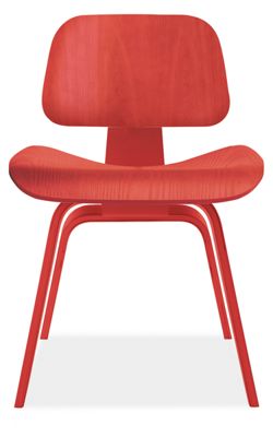 Eames� Chair in Colors with Wood Legs