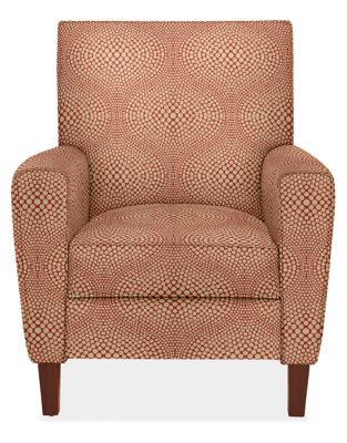 Harper Recliner in Mirror Crimson