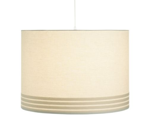 Banded Medium Pendant in Ivory
