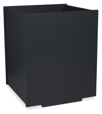 24sq 24h Single 100% Recylced Planter in Black