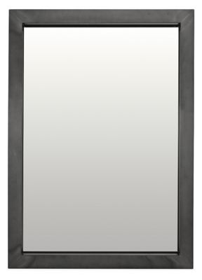Industry Leaning Mirrors in Natural Steel