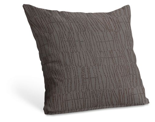 Knife Edge 21sq Pillow in Meta Pepper