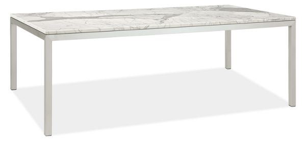 Portica Custom 42x1616h Cocktail Table with Venatino Marble Top