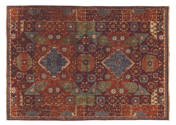 Medici 5'x8' Rug in Bordeaux