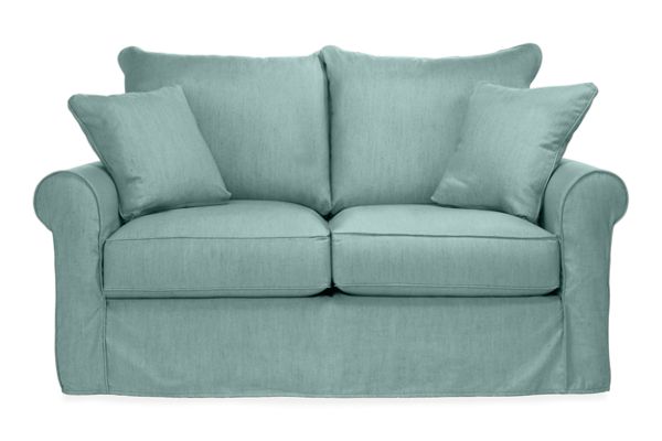 Kendall 68" Sofa Slipcover in Danish Sky