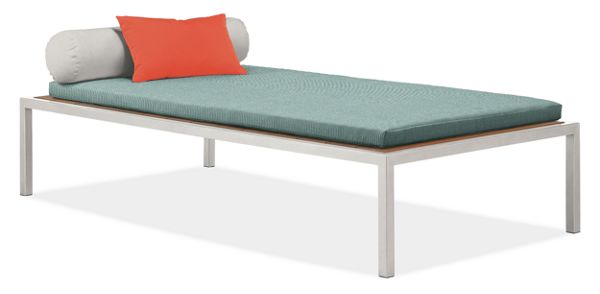 Montego Single Sun Bed Cushion in Sunbrella Canvas Spa