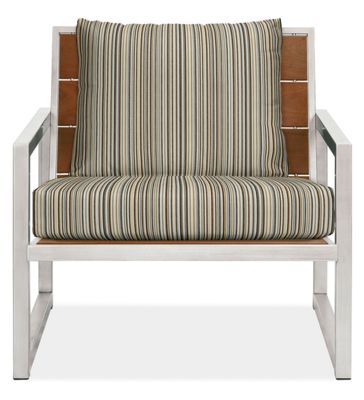 Montego 32" Lounge Chair Cushions in Outdura Sunset Sky