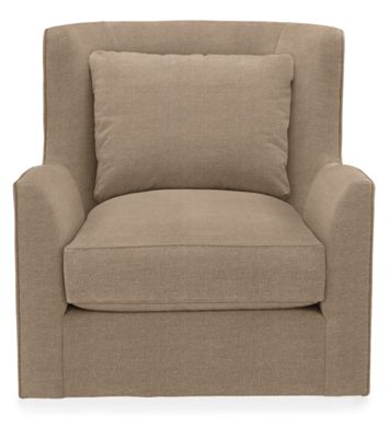 Maxfield Swivel Chair in Taps Pumice