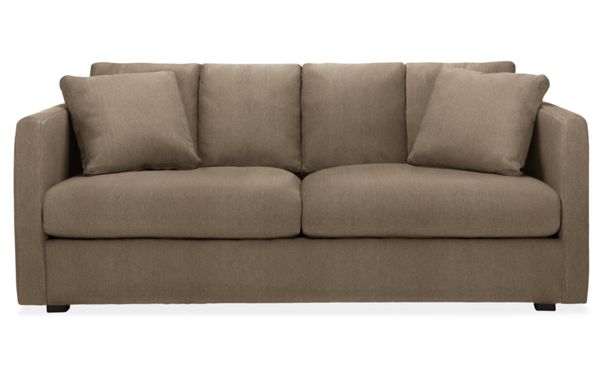 Clive 80" Two-Cushion Sofa in Trip Mink