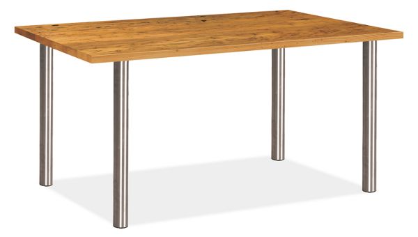 Stanton Legs 29h Table with 84x24 Reclaimed Chestnut Top