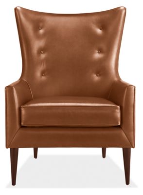 Louis Chair in Summit Cognac Leather