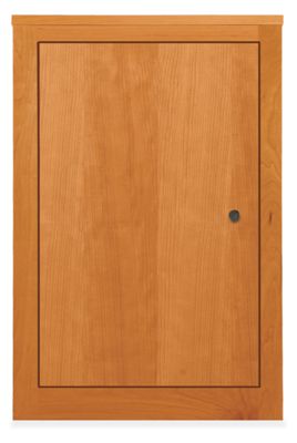 Woodwind Custom 30h 18x12 Bookcase in Cherry with Natural Steel knobs