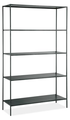 Slim Shelves in Natural Steel