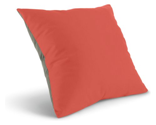 Canvas Two-Tone Orange/Charcoal Pillow