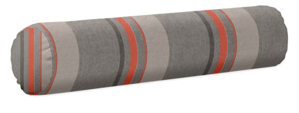 Outdoor Pillow Bolster in Sunbrella Sol Orange