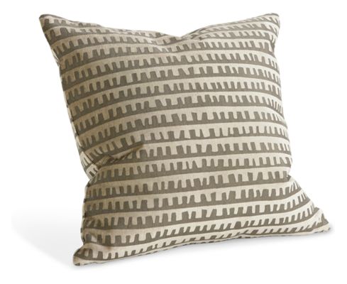 Keys Charcoal Pillow