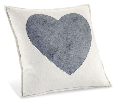 Heart Ivory Pillow