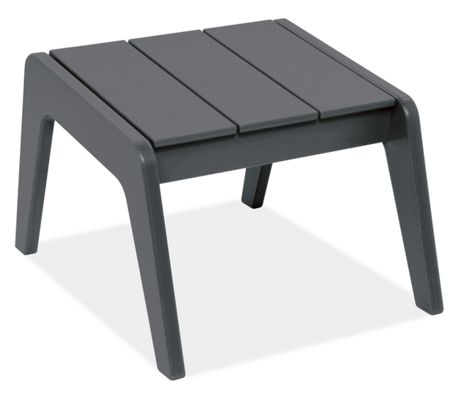 Harbor 17.5x22" Ottoman in Grey