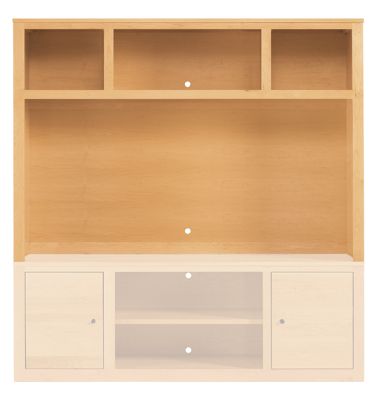 Woodwind 70w 48h Media Hutch in Maple