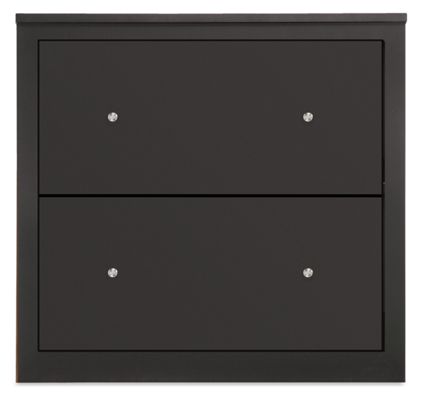 Woodwind Custom 30h 32x17 Cabinet in Ebony with Stainless Steel Knobs