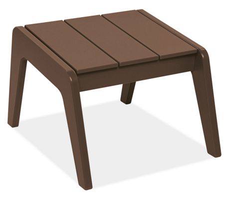 Harbor 17.5x22" Ottoman in Brown