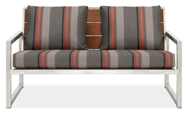 Montego 57" Sofa Cushions in Sunbrella Sol Orange