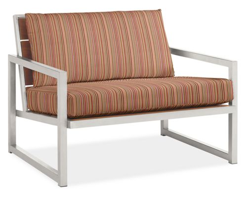 Montego Lounge Chair Cushions in Outdura Sunset Spice