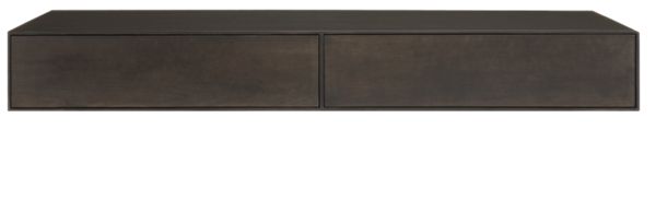 Hudson Cocktail Table with Steel Base