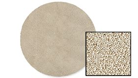 Arden Round Low Shag Naturals Rugs by the Inch
