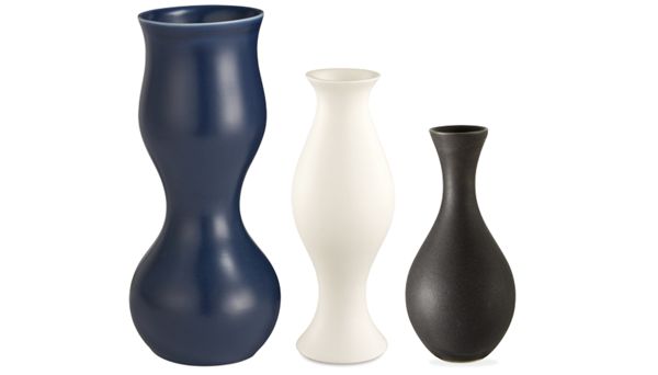 Eva Zeisel Grey Upright Vases